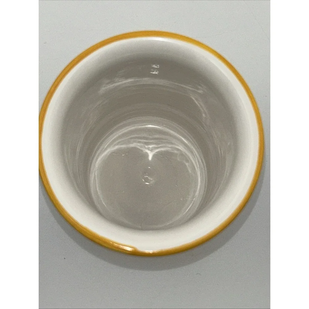 Rare‎ Vintage Donacer Portugal Hand painted Swimming Fish Cup  #453